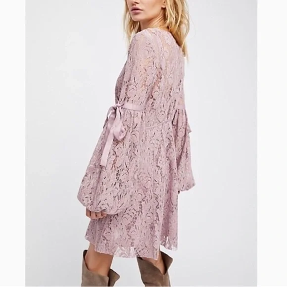 chinese dress ladies Rubyn Lace Mini Dress Black main image 1